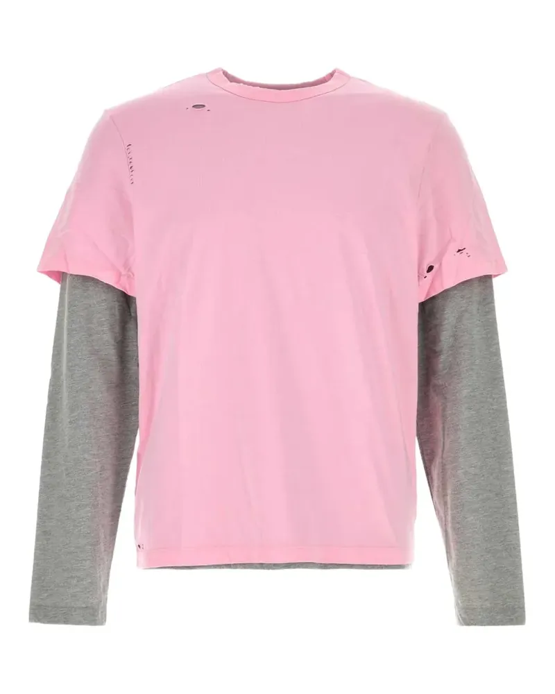 GIMAGUAS Ricardo T-Shirt im Layering-Look - Rosa Rosa