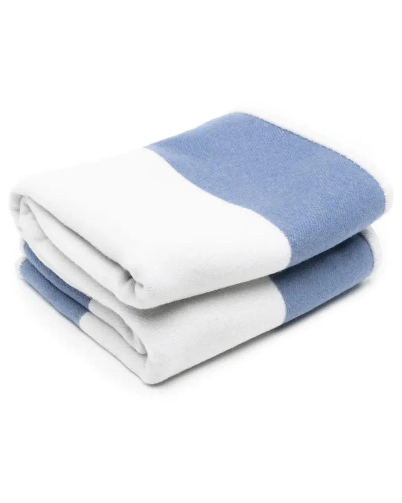 Eleventy Gestreifte Decke (140cm x 190cm) - Nude Nude