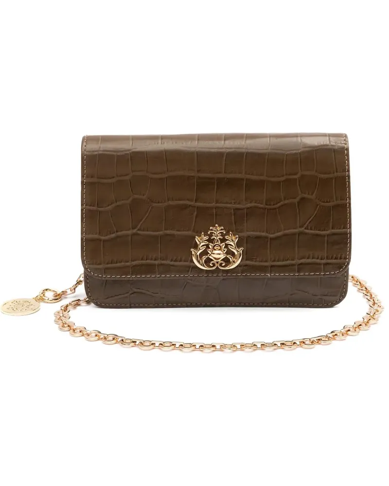 ISLA Forever Mini-Tasche mit Kroko-Effekt - Grün Grün