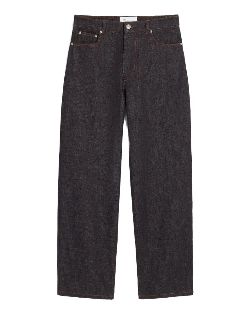 AMI Paris Baggy-Jeans aus Baumwolle - Blau Blau