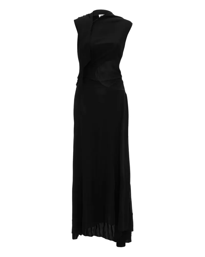 Victoria Beckham Drapiertes Kleid - Schwarz Schwarz