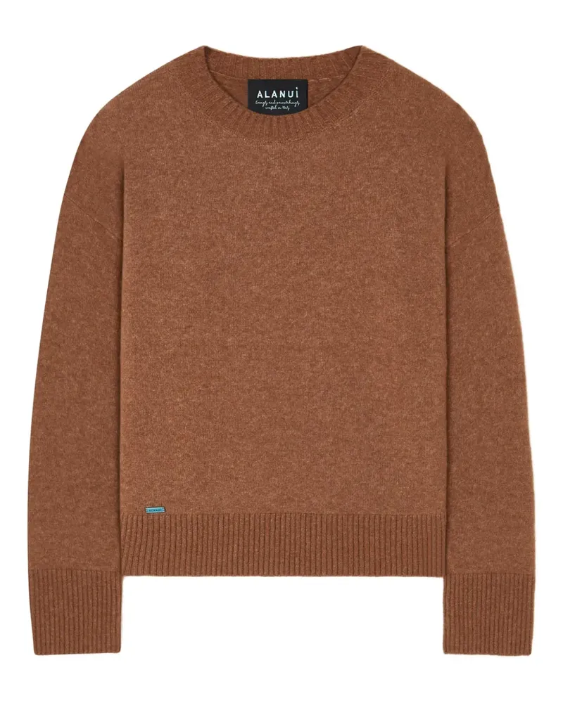 Alanui Pullover mit Rundhalsausschnitt - Braun Braun