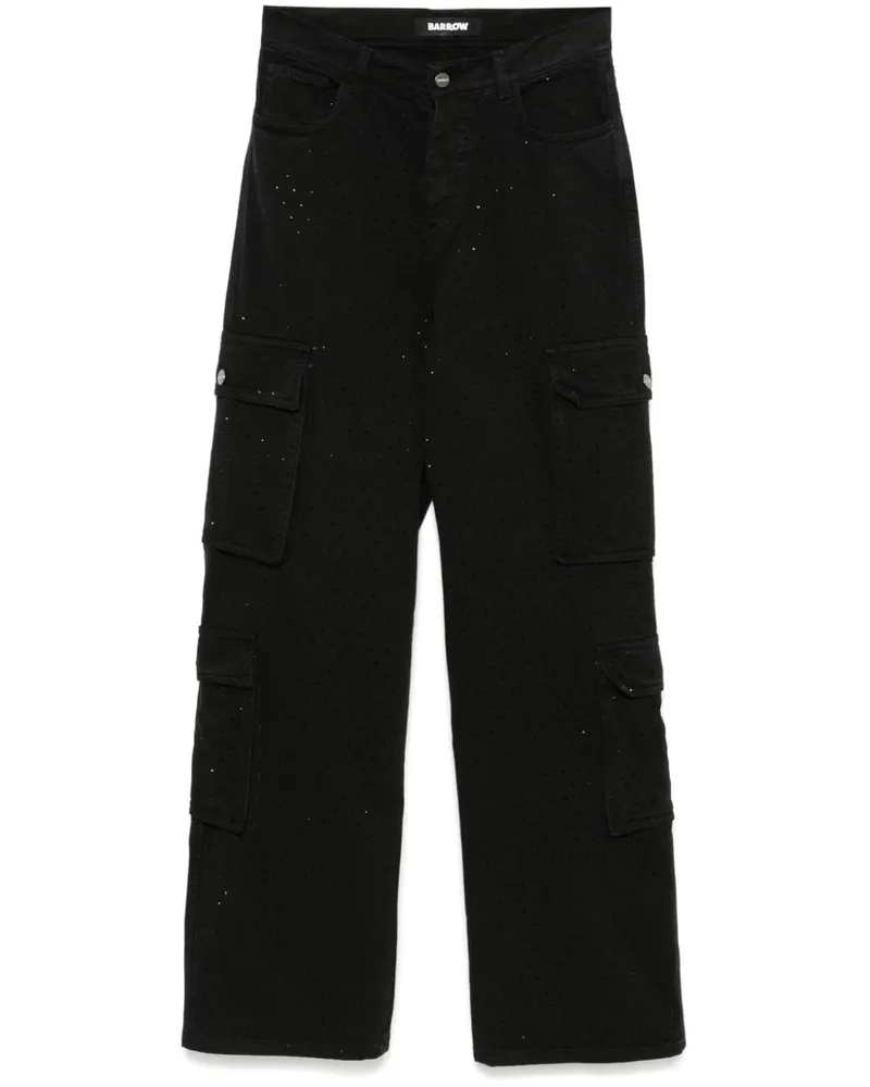 BARROW Verzierte Jeans - Schwarz Schwarz