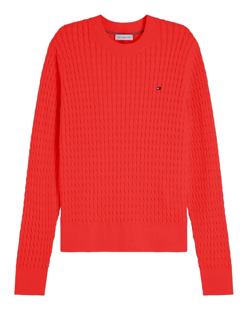 Tommy Hilfiger cable-knit sweater - Rot Rot