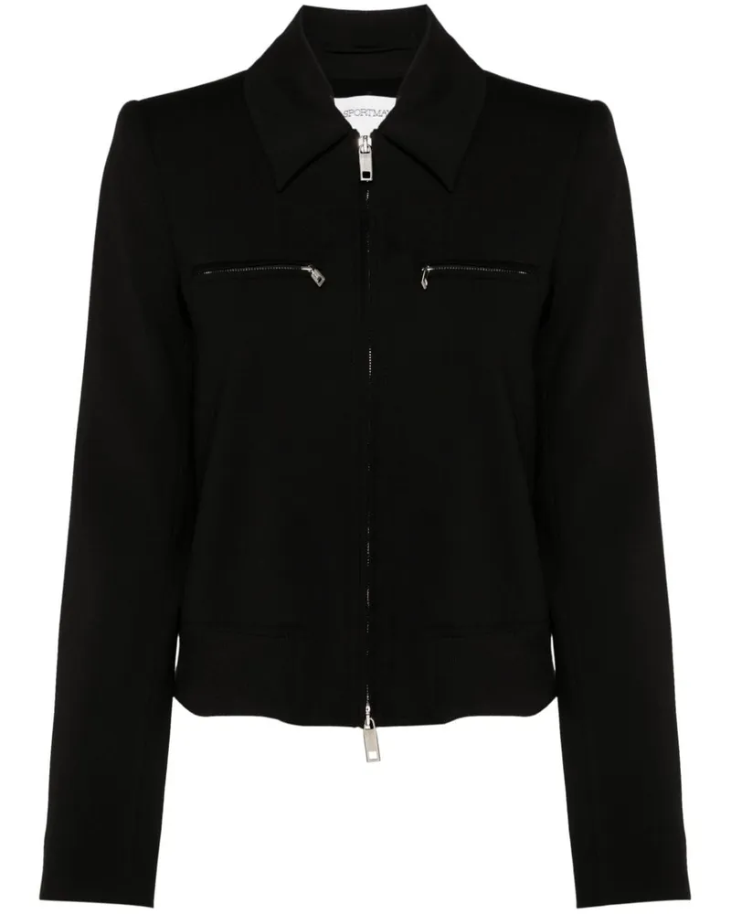 SPORTMAX Plava Bomberjacke - Schwarz Schwarz