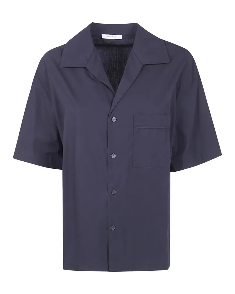 Entire Studios V-neck short-sleeve shirt - Blau Blau