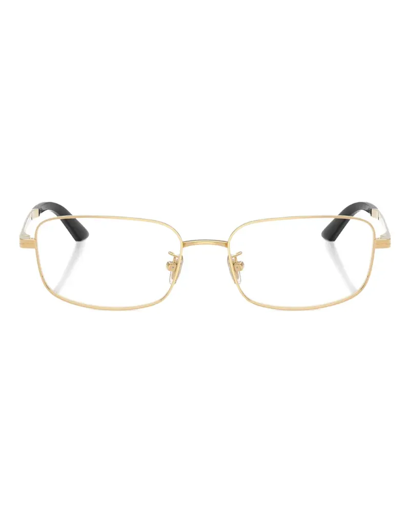 Versace Brille mit eckigem Gestell - Gold Gold