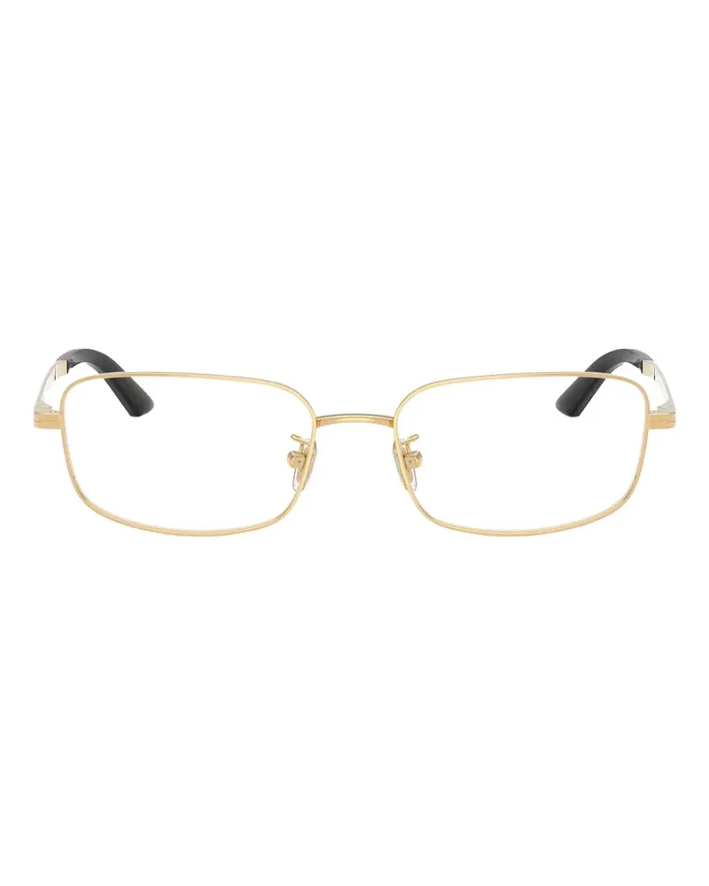 Versace Brille mit eckigem Gestell - Gold Gold