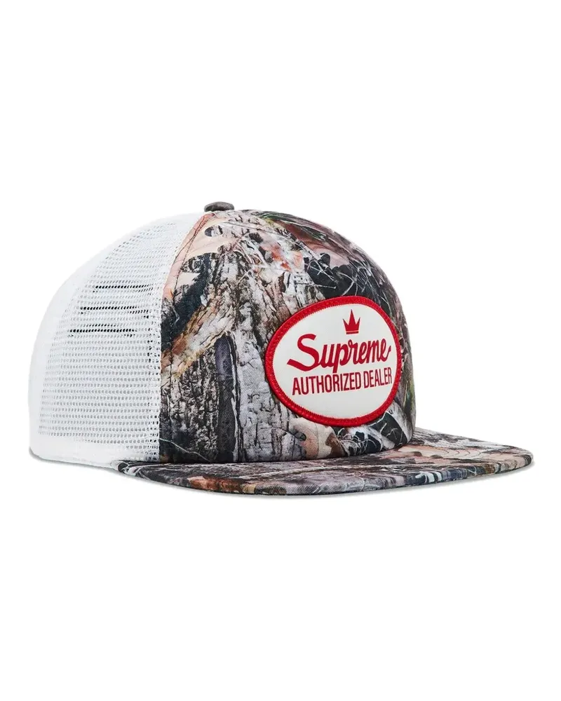 Supreme Being Baseballkappe mit abstraktem Muster - Weiß Weiß