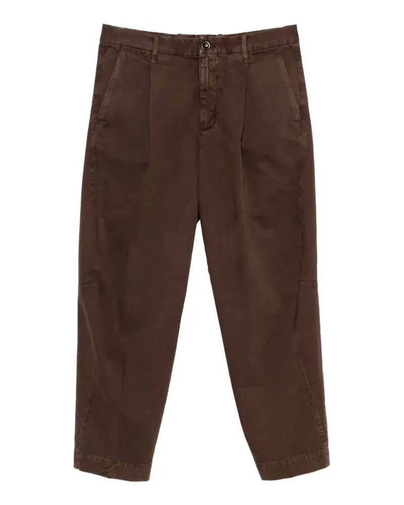 nine:inthe:morning Giulio Hose mit Falten - Braun Braun