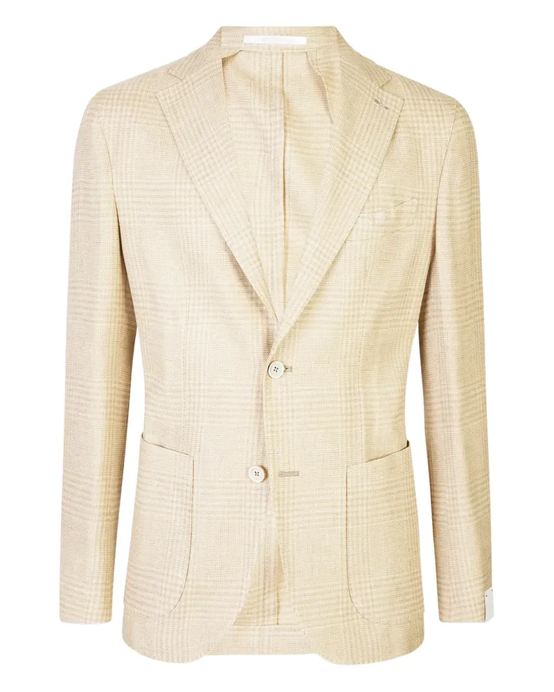 Eleventy single-breasted soft jacket - Nude Nude