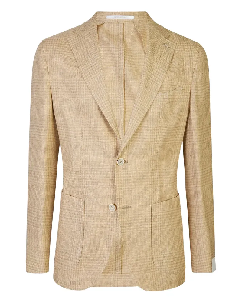 Eleventy single-breasted soft jacket - Nude Nude