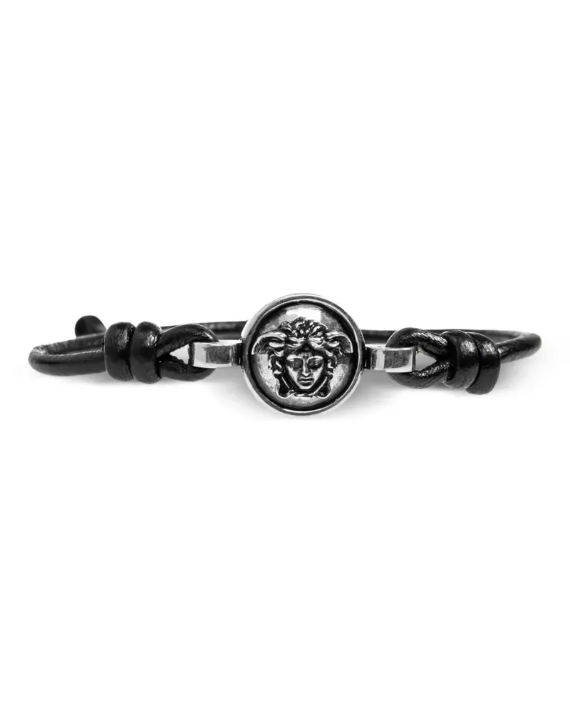 Versace Medusa Lederarmband - Silber Silber
