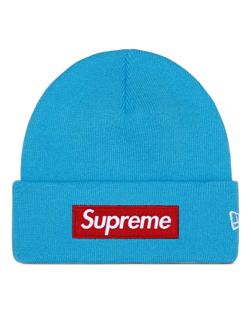 Supreme Being x New Era® Box Beanie mit Logo - Blau Blau