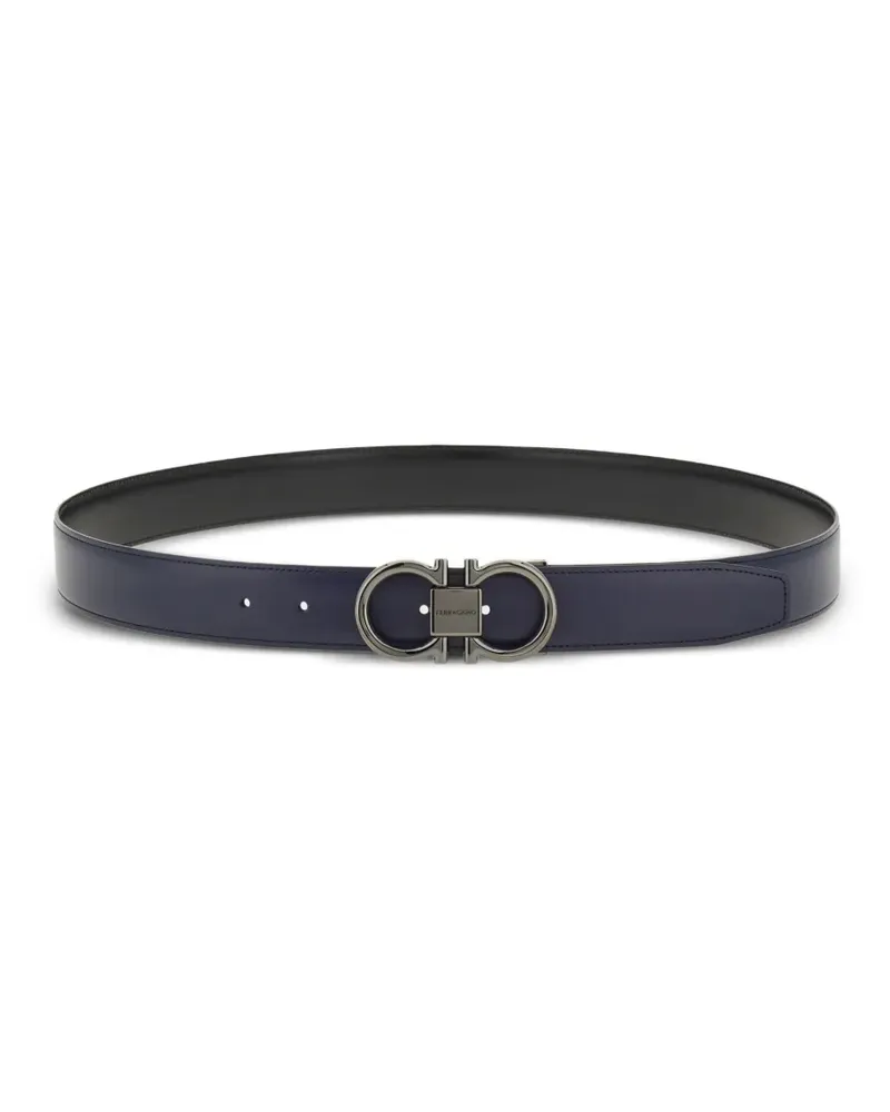 Ferragamo Wendbarer Gürtel mit Gancini-Schnalle - Blau Blau