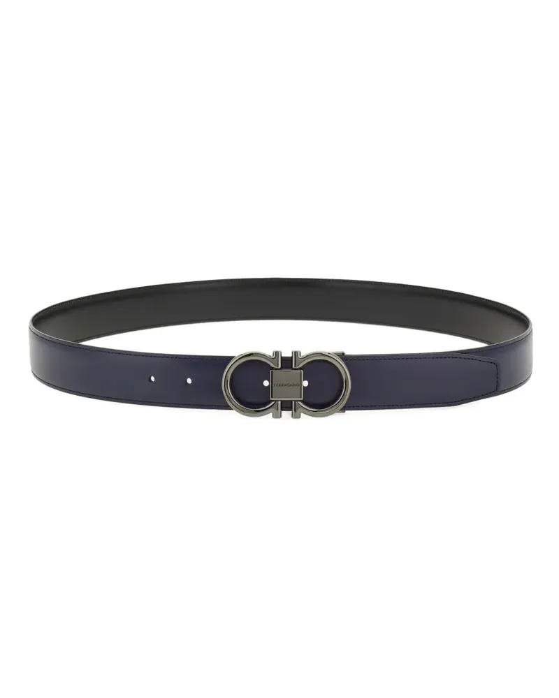 Ferragamo reversible gancini buckle belt - Blau Blau