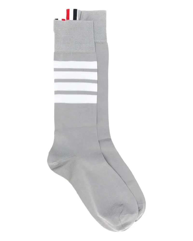 Thom Browne Halbhohe Socken - Grau Grau