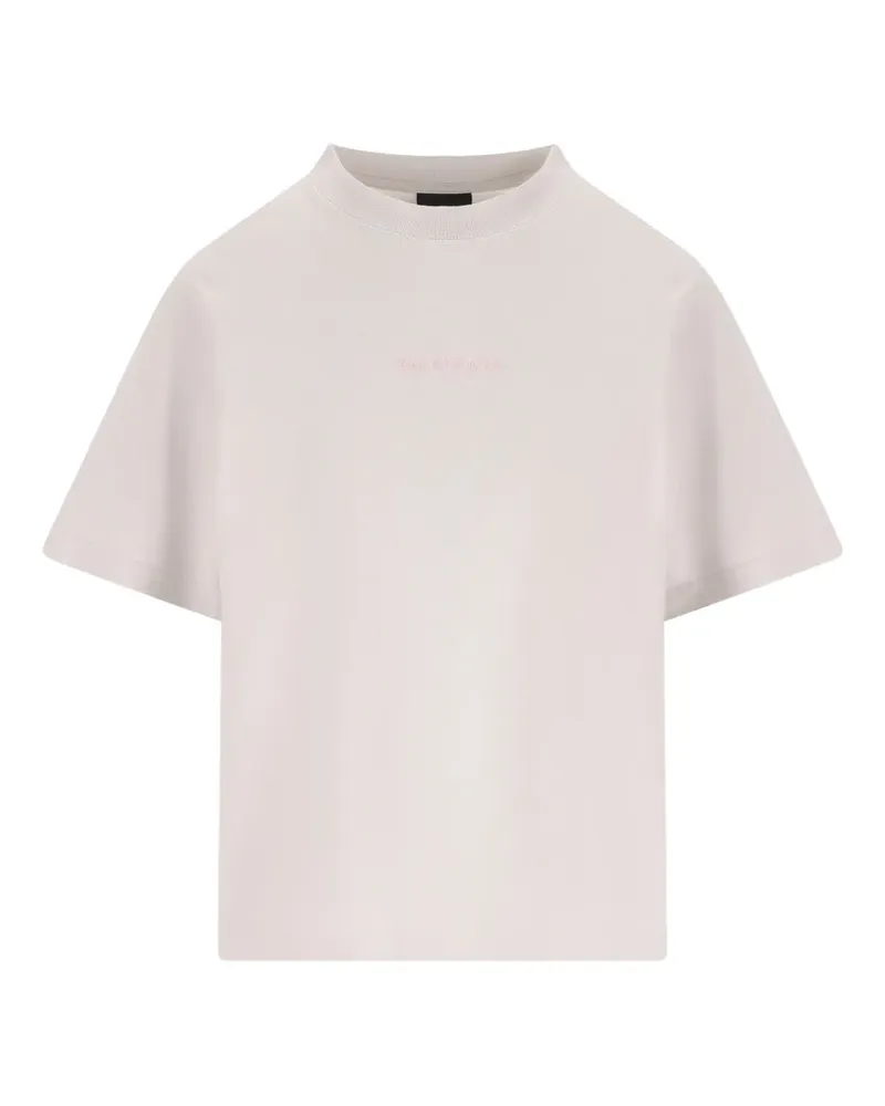 Balenciaga T-Shirt mit Logo - Weiß Weiß