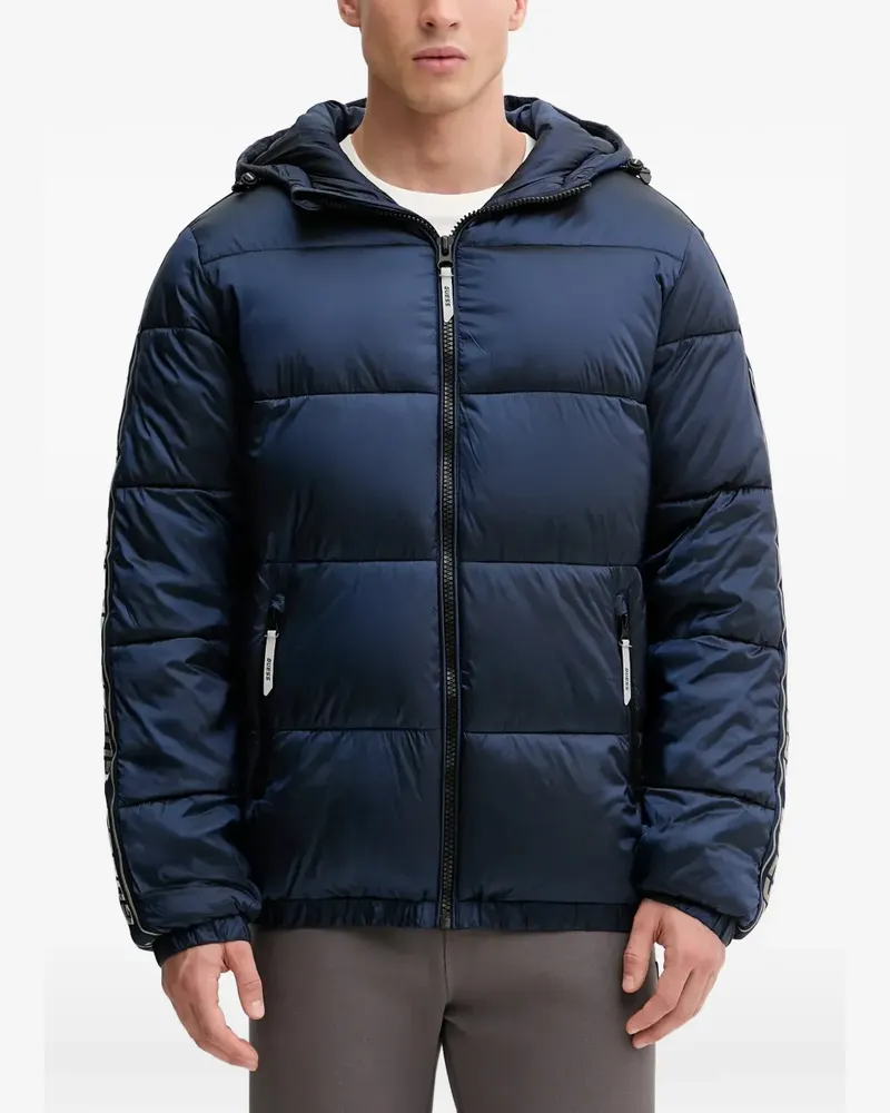 Guess hooded puffer jacket - Blau Blau