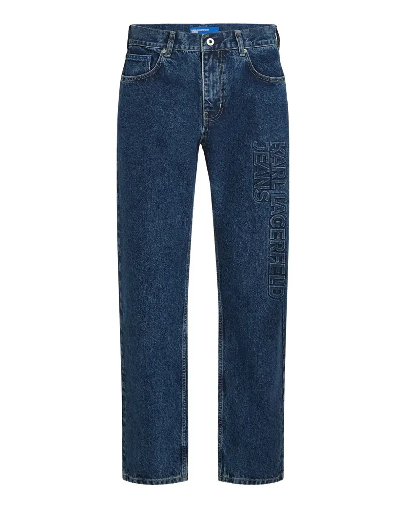 Karl Lagerfeld Jeans mit geradem Bein - Blau Blau