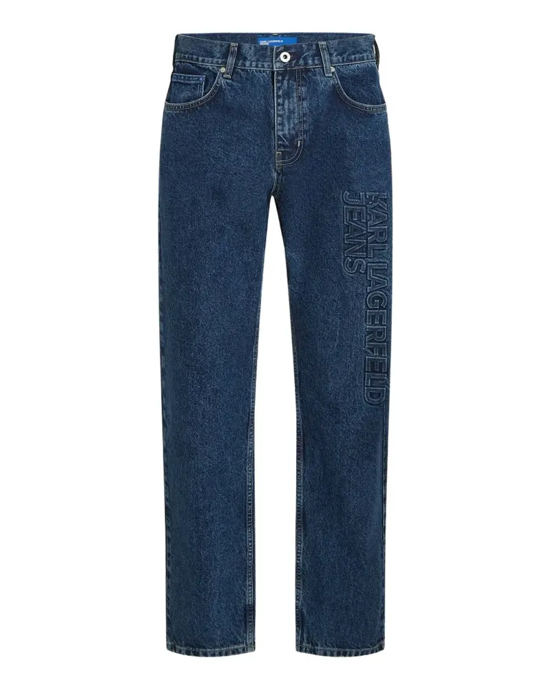 Karl Lagerfeld Jeans mit geradem Bein - Blau Blau
