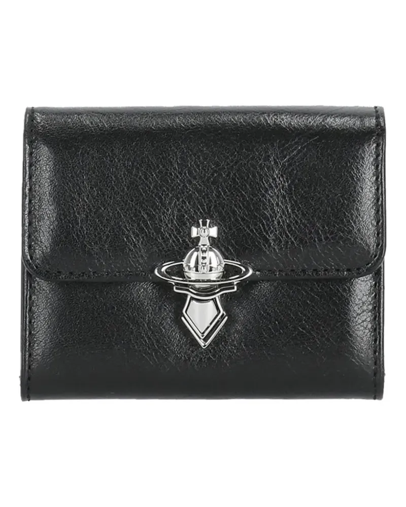 Vivienne Westwood Orb-plaque wallet - Schwarz Schwarz