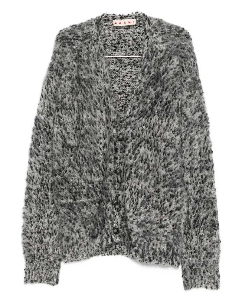 Marni alpaca wool-blend cardigan - Grau Grau