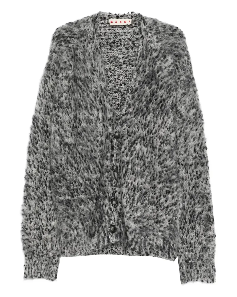 Marni Klassischer Cardigan - Grau Grau