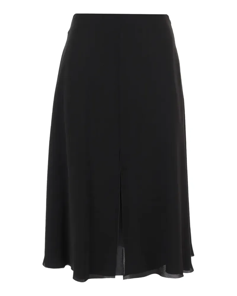 Valentino Garavani front-slit midi skirt - Schwarz Schwarz