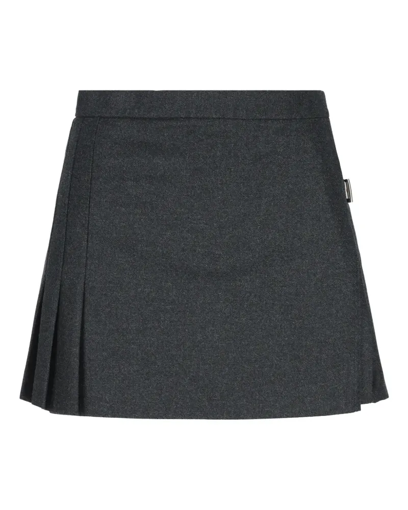 Prada Re-Wool Minirock - Grau Grau