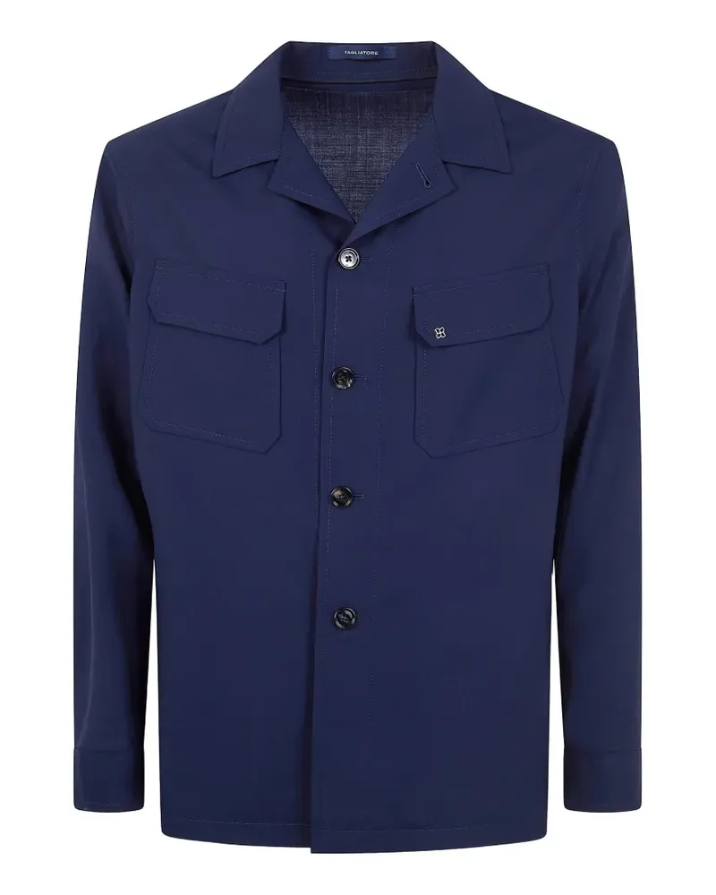 Tagliatore Jacke mit Taschen - Blau Blau