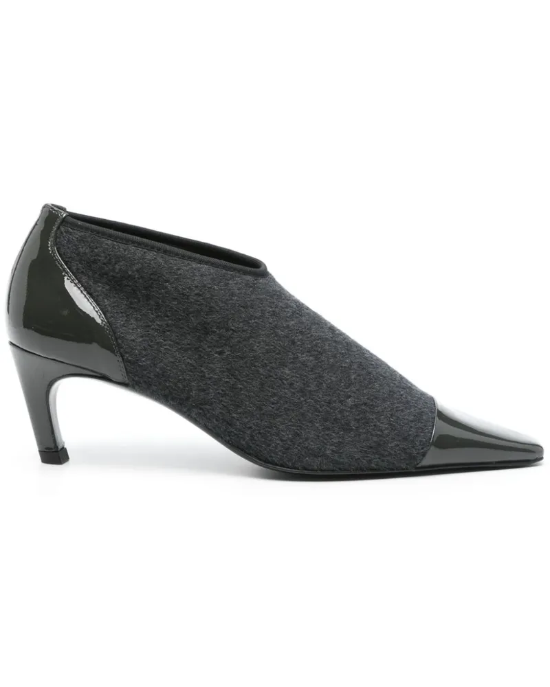 Totême Bi-Material Pumps 60mm - Grau Grau