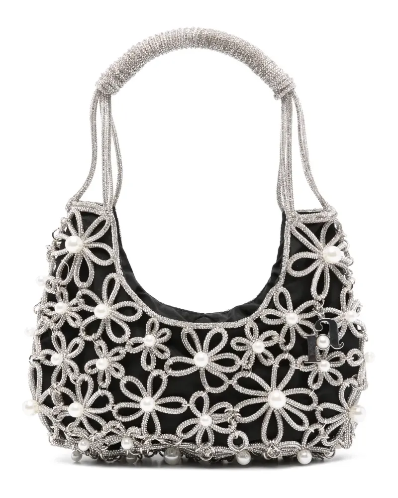 Rosantica Schultertasche mit Kristallen - Silber Silber