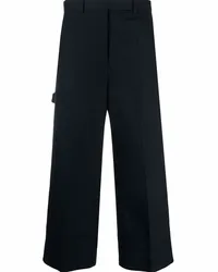 Thom Browne Gerade Cropped-Hose Blau