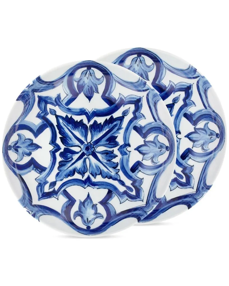 Dolce & Gabbana Set aus zwei Suppenschüsseln - Blau Blau