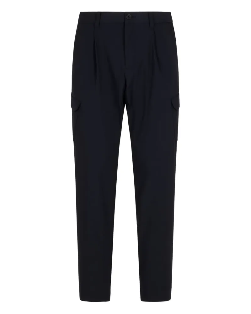 Herno elasticated-waist cargo trousers - Blau Blau