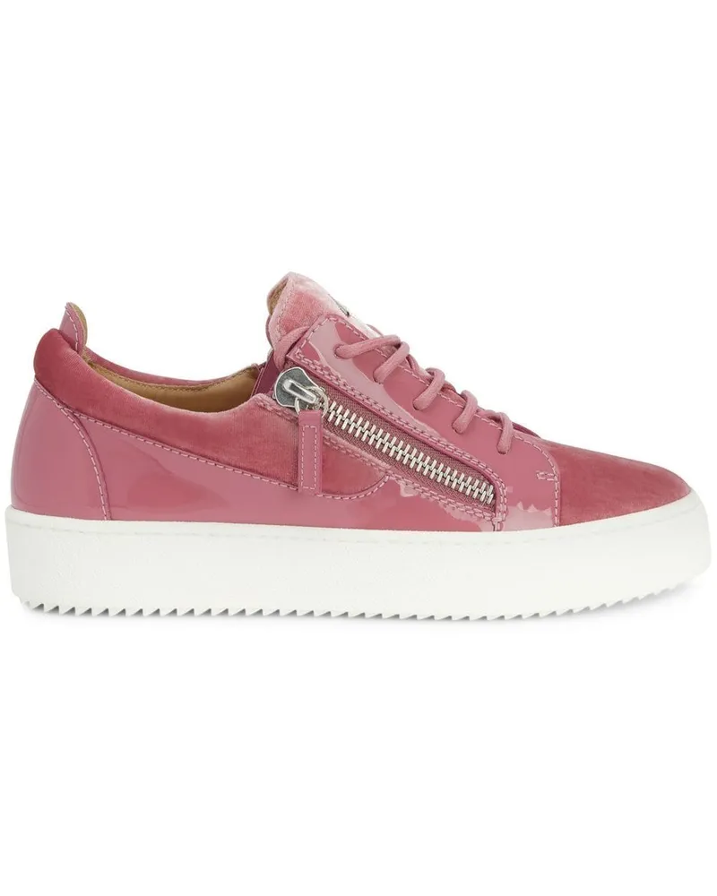 Giuseppe Zanotti Gail Sneakers aus Samt - Rosa Rosa