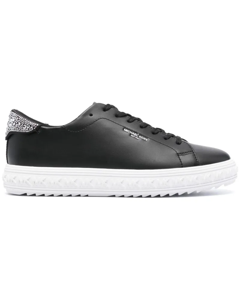Michael Kors Sneakers mit Logo-Print - Schwarz Schwarz