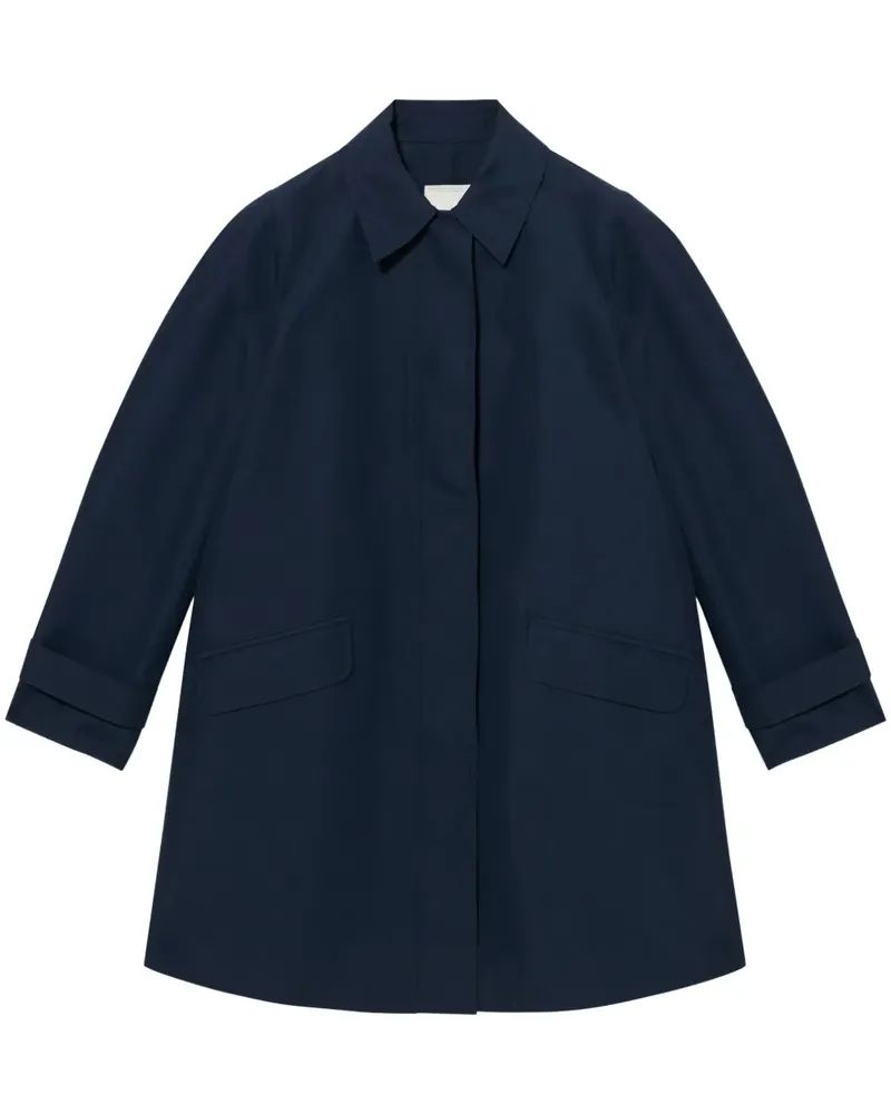 Brooks Brothers Regenmantel aus Twill - Blau Blau