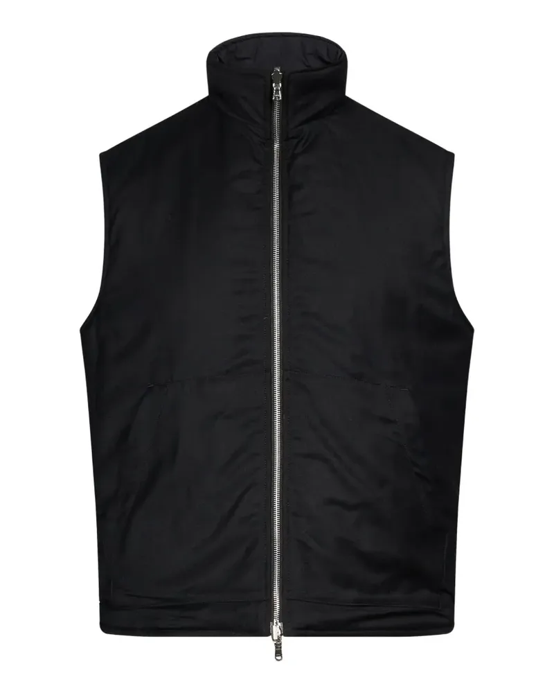 Briglia 1949 Jackson high-neck reversible gilet - Schwarz Schwarz