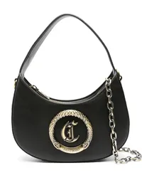 Just Cavalli Handtasche mit Logo-Schild Schwarz