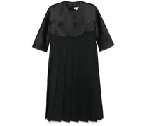 Midikleid mit Falten - Schwarz