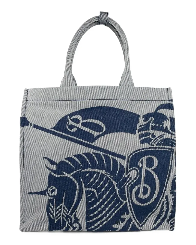 Burberry EKD Tote Bag aus Canvas - Grau Grau