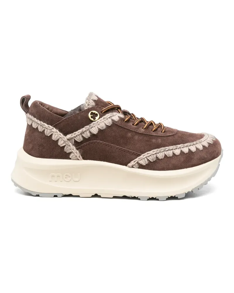 Mou Speed Sneakers mit gehäkeltem Besatz - Braun Braun