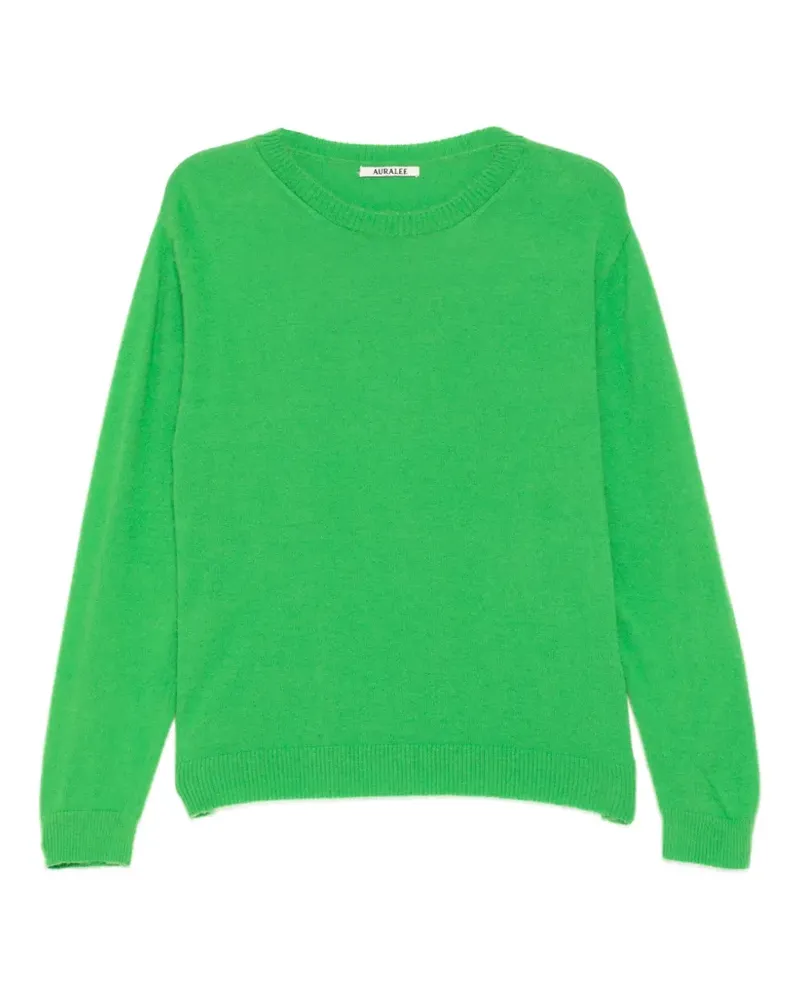 AURALEE brushed cashmere cotton jumper - Grün Grün