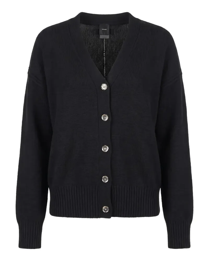 Pinko Cardigan mit Knopfverschluss - Schwarz Schwarz