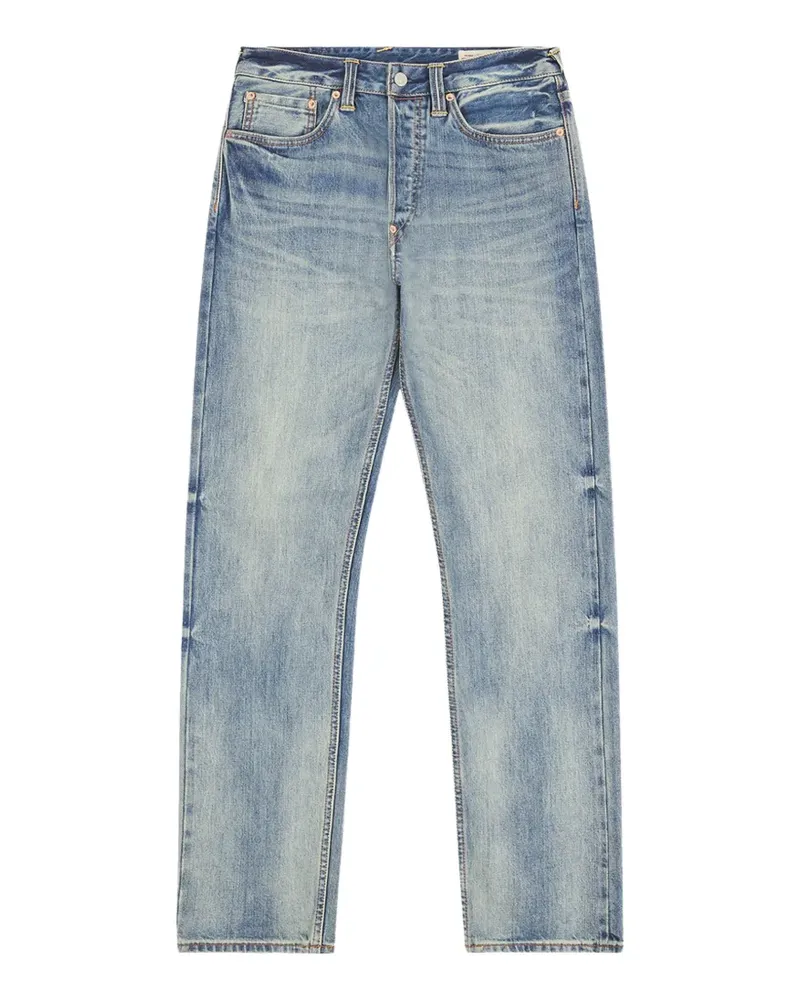 Evisu Daicock Jeans mit Print - Blau Blau