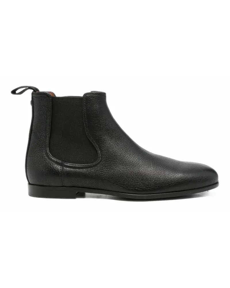 Ferragamo Chelsea-Boots aus gekörntem Leder - Schwarz Schwarz