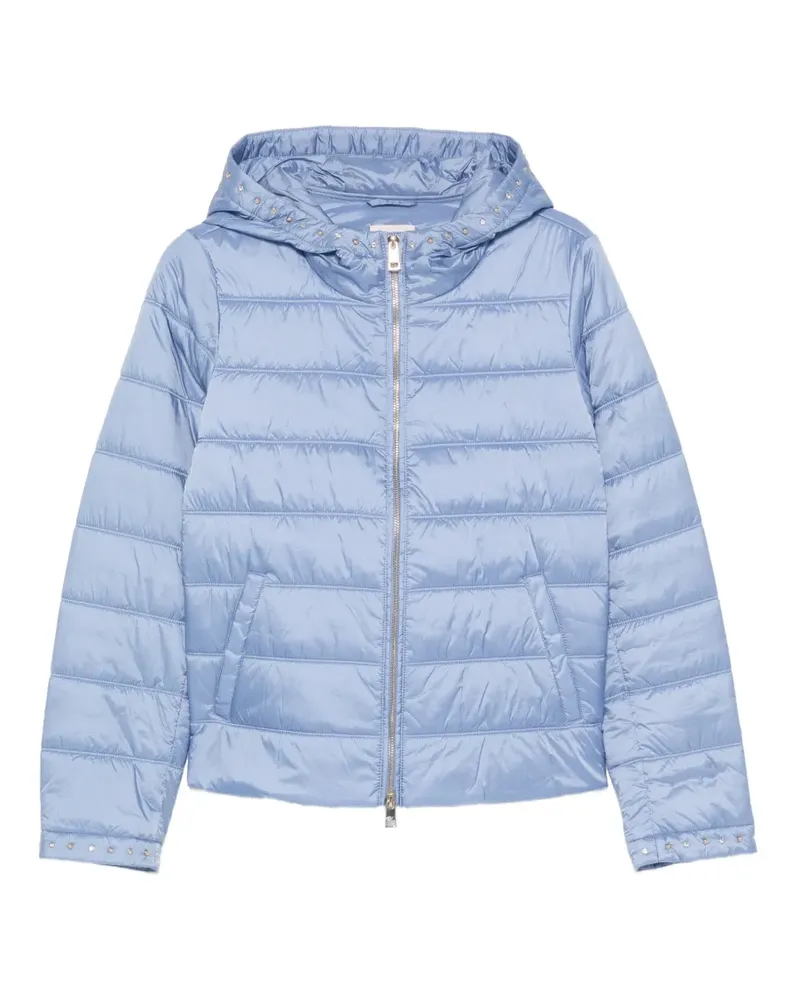 Liu Jo Jeansjacke mit Schmucksteinen - Blau Blau