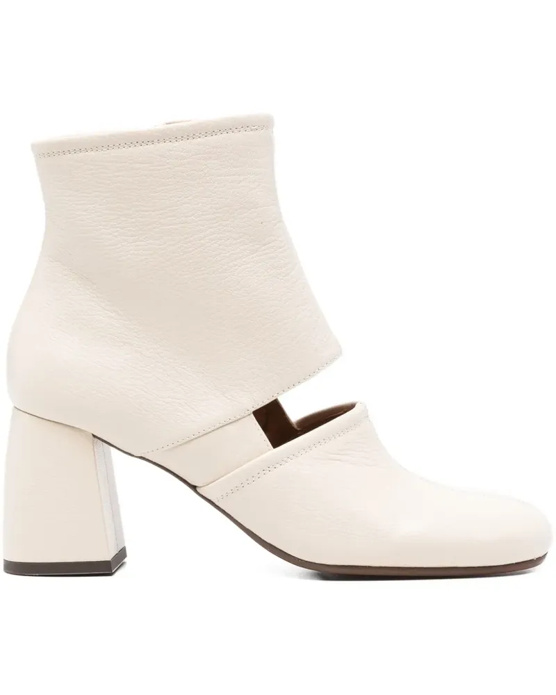 Chie Mihara Knöchelhohe Stiefeletten mit Cut-Out 70mm - Nude Nude